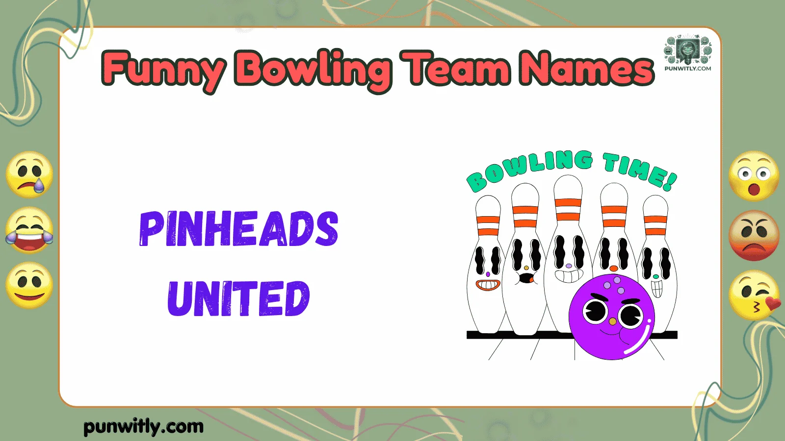 Funny Bowling Team Names