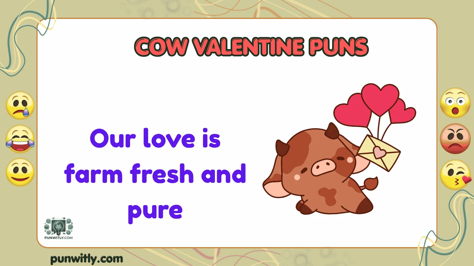 Cow Valentine Puns