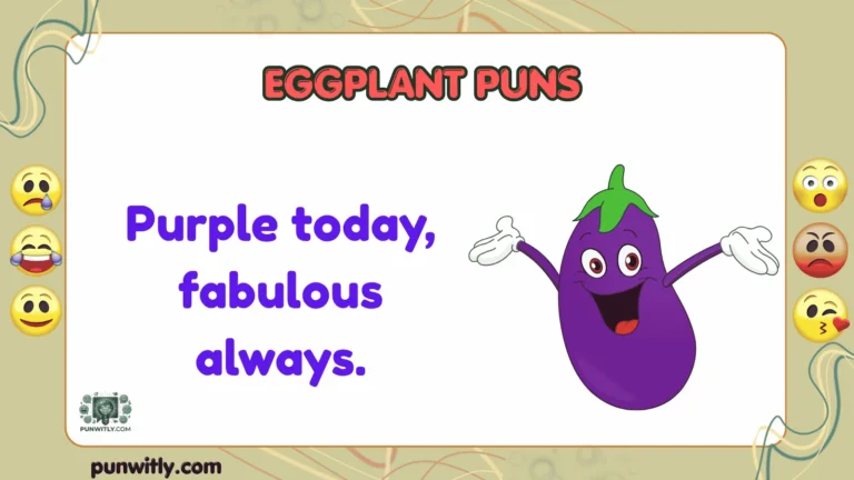 134+ Eggplant Puns Hilarious Laughs for Pun Lovers