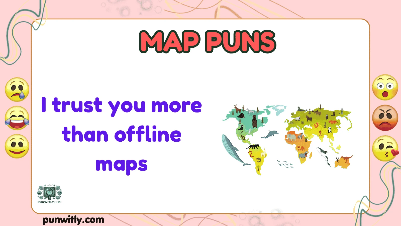 map puns